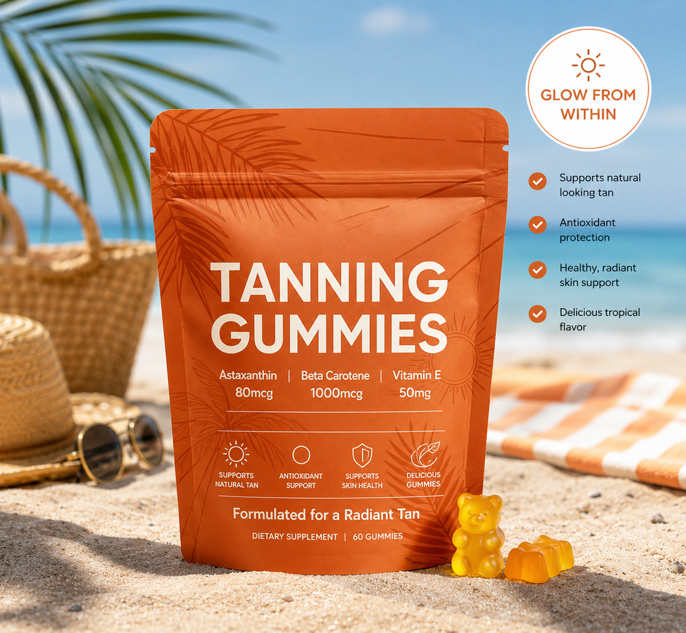 Tanning Gummies – Natural Glow from Within