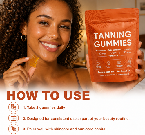 Tanning Gummies – Natural Glow from Within